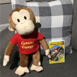 Curious George Plush & DVD Bundle